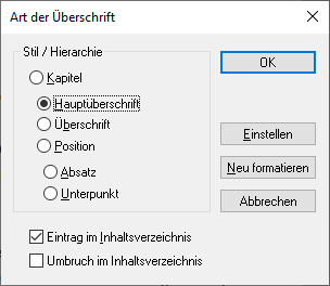 überschriften